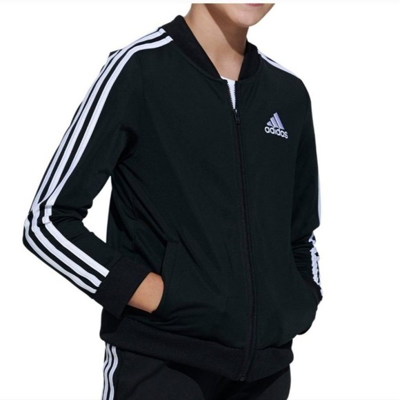 Adidas girls tricot bomber jacket 14 - Picture 1 of 6